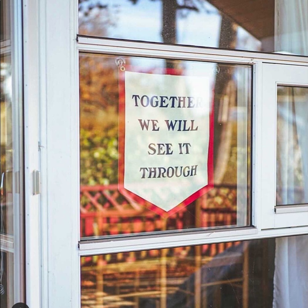 Together we will see it through
